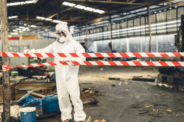 Professional Drug Lab Cleanup technician working in Stockwell, IN